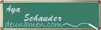 Aya Schauder Visitenkarte